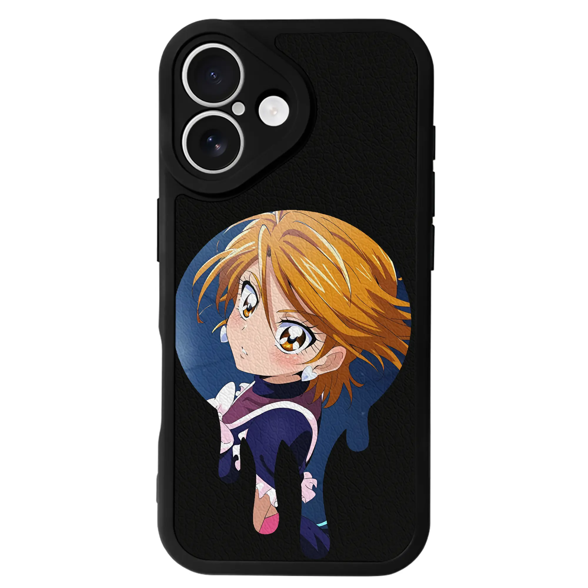 プリキュア グッズ,美墨なぎさ - IPhone 16シリーズ対応 ・ シリコンスマホケース ・ レザー調 ・ 高精度フィット ・ 耐衝撃 ・ ワイヤレス充電対応 ・ 精密カット